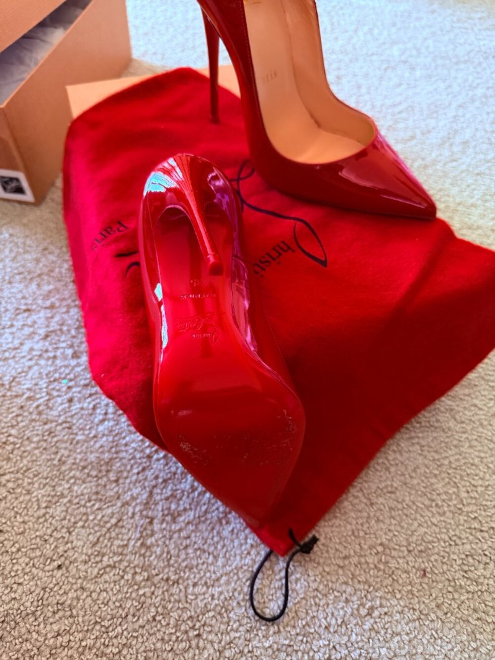 Red 5" Christian Louboutin - Picture 3 of 3
